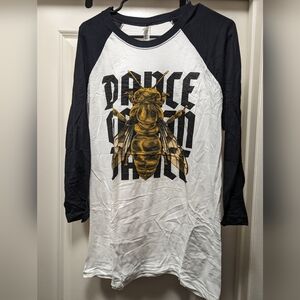 Dance Gavin dance baseball 3/4th sleeve shirt large